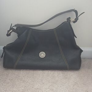 Dooney & Bourke Black Leather Shoulder Bag
